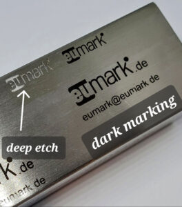 marking engraving electrochemical template