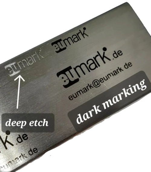 marking engraving electrochemical template